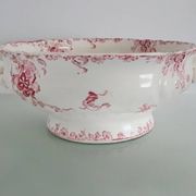 Large salad bowl, Longwy Enamels, Beauvais model - 1930s