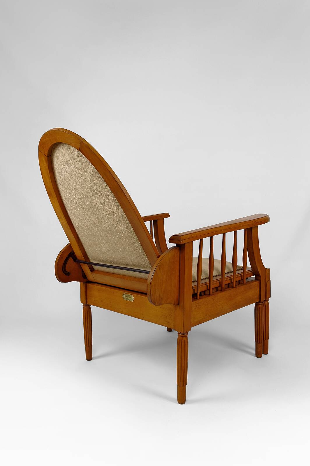 Morris beech lounge chair, Art Deco, France, Circa 1925