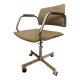 Chaise de bureau vintage beige clair par Kovona, Tchécoslovaquie, années 1970