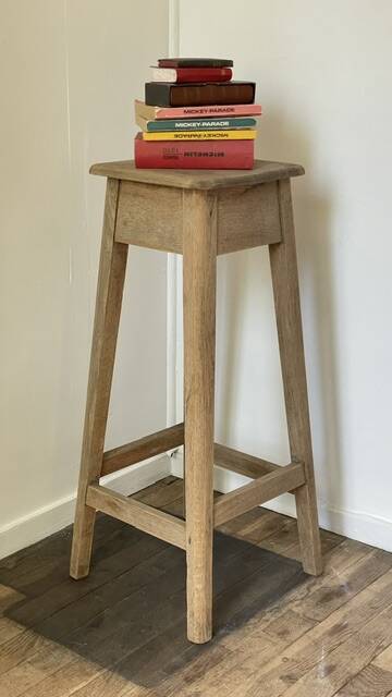 Vintage Oak Workbench Stool