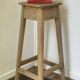 Vintage Oak Workbench Stool