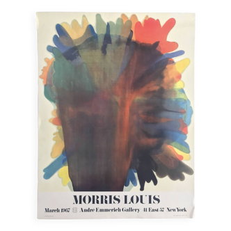 Morris LOUIS, André Emmerick Gallery, NY, 1967. Affiche originale