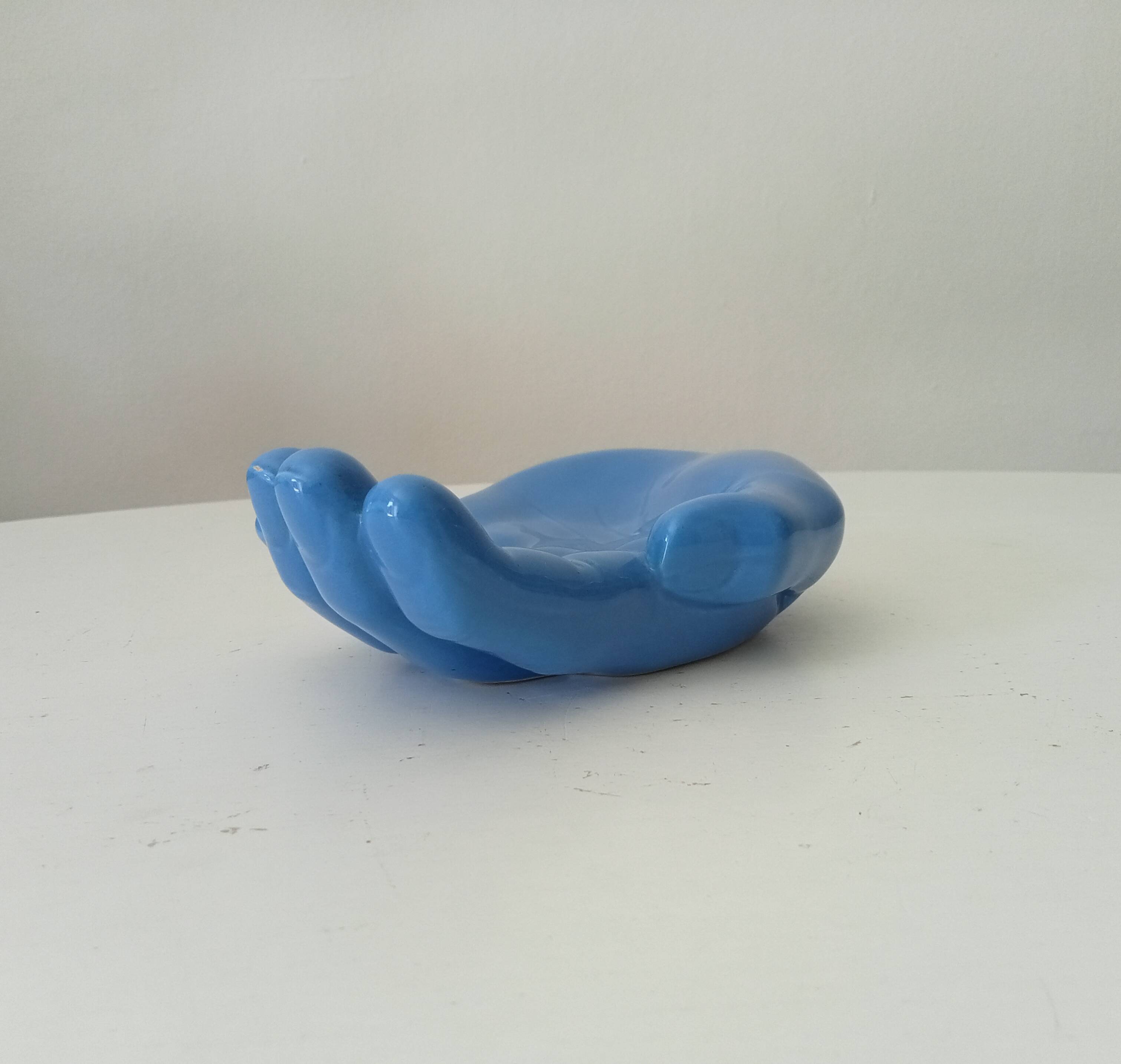 Vintage ceramic "Hand" empty pocket from the 80s