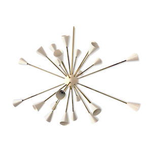 Lustre Sputnik en laiton