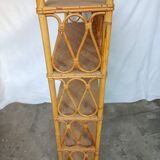 Vintage rattan shelf