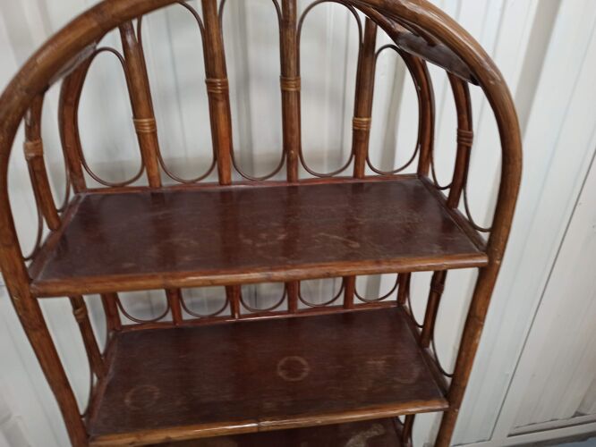 Etag re en bambou 2 portes Selency Etag re en bambou 2 portes Selency