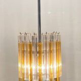 Murano Glass Trilobi Chandelier by Venini 1970’s