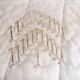 Series of 24 knife holder silver metal ercuis