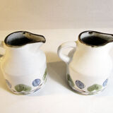 Niderviller earthenware milk pots