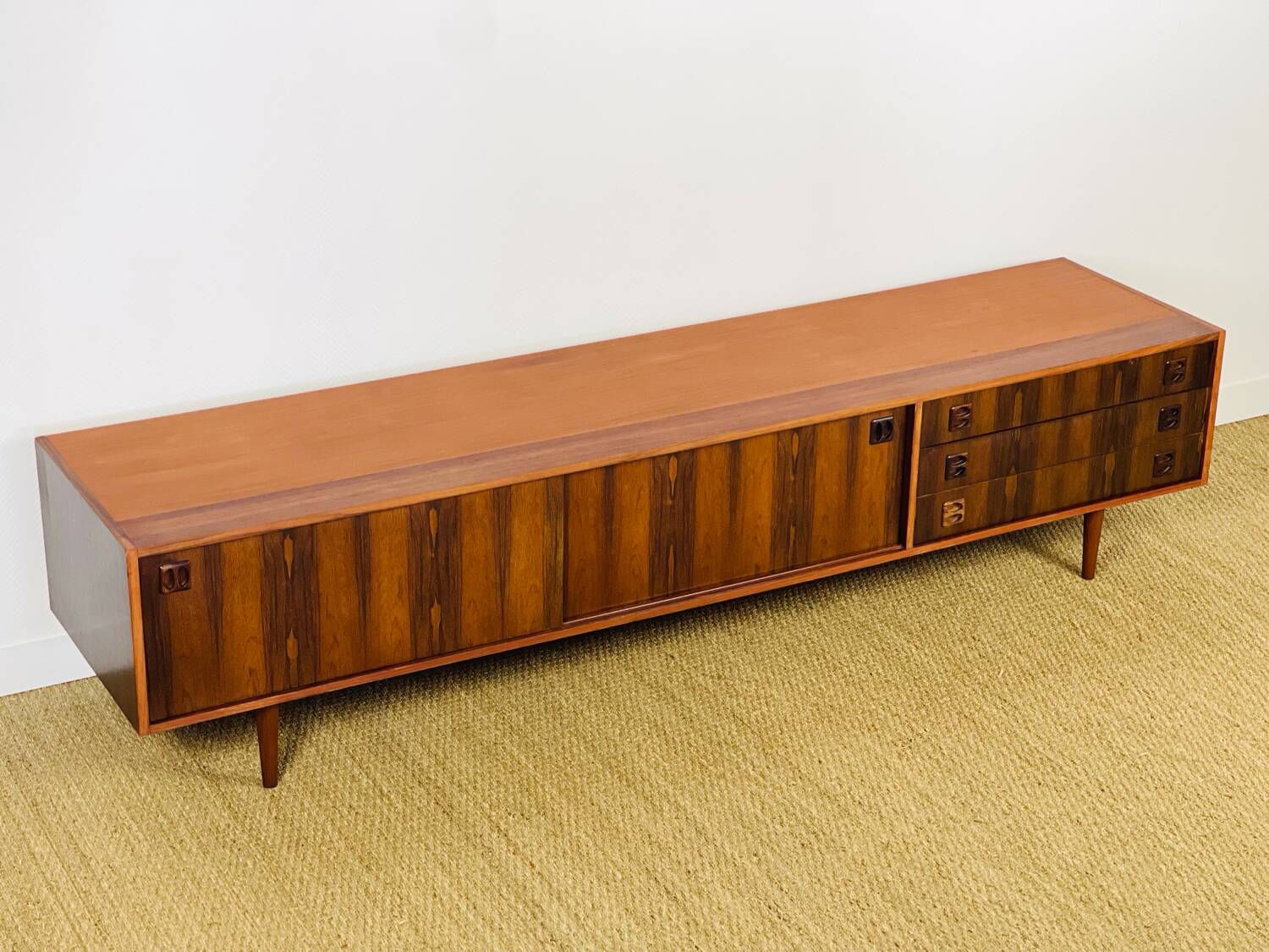 Scandinavian rosewood sideboard