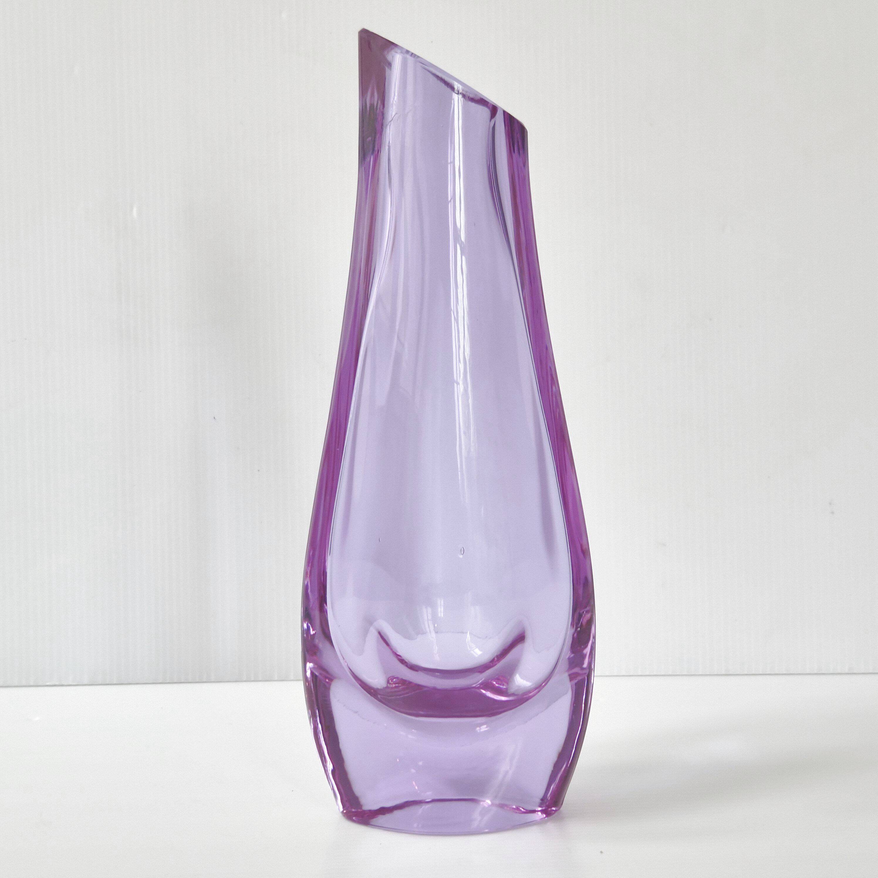 Vintage 1960 glass vase