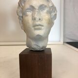 Statue bust roman man