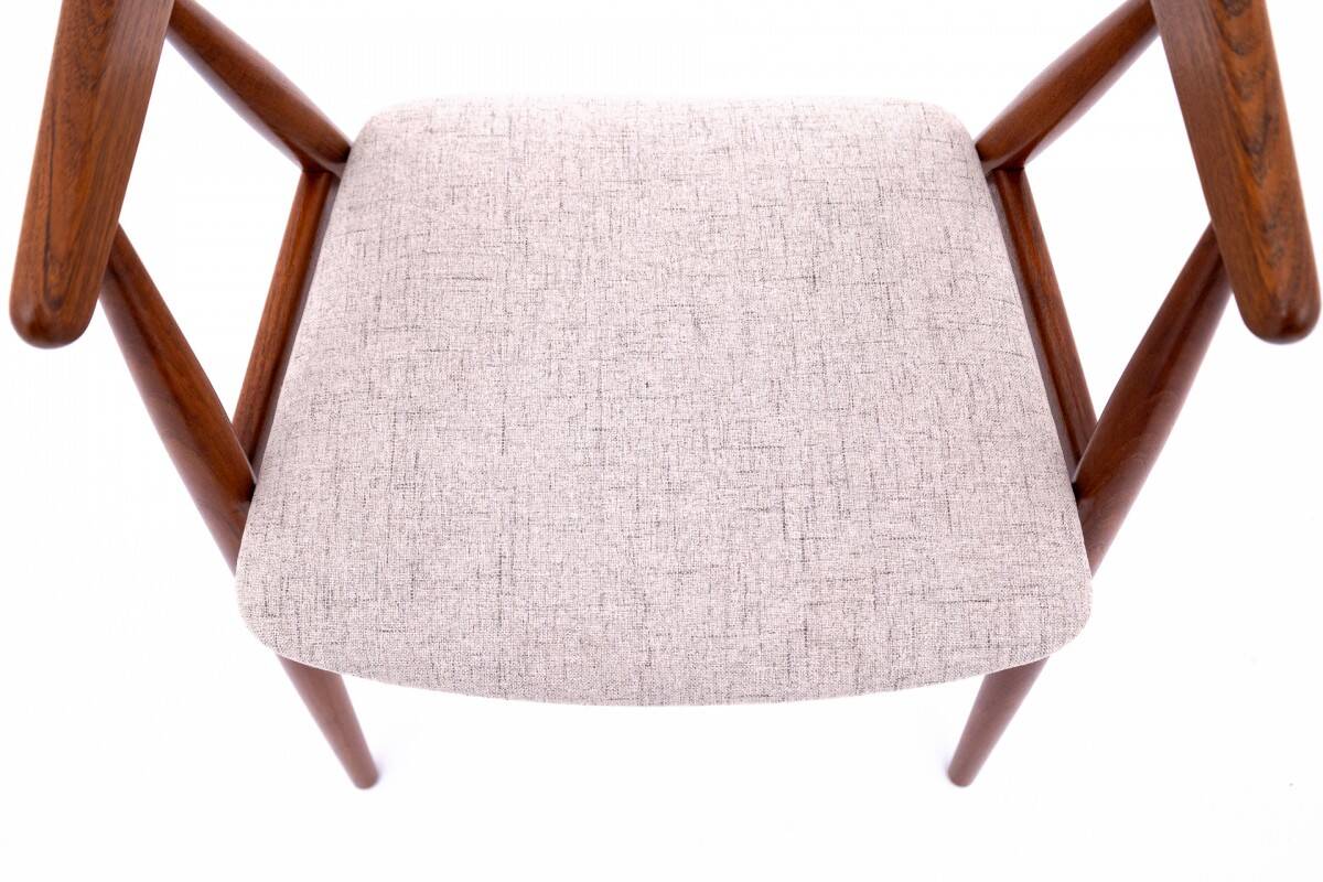 Chairs designed by Ejner Larsen & Aksel Bender Madsen, Denmark, 1960s. After renovation.