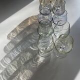Coffret de 10 verres à Cognac de Luminarc en verre coloré