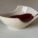 Ceramic empty pocket bowl signed Lude France 1960s