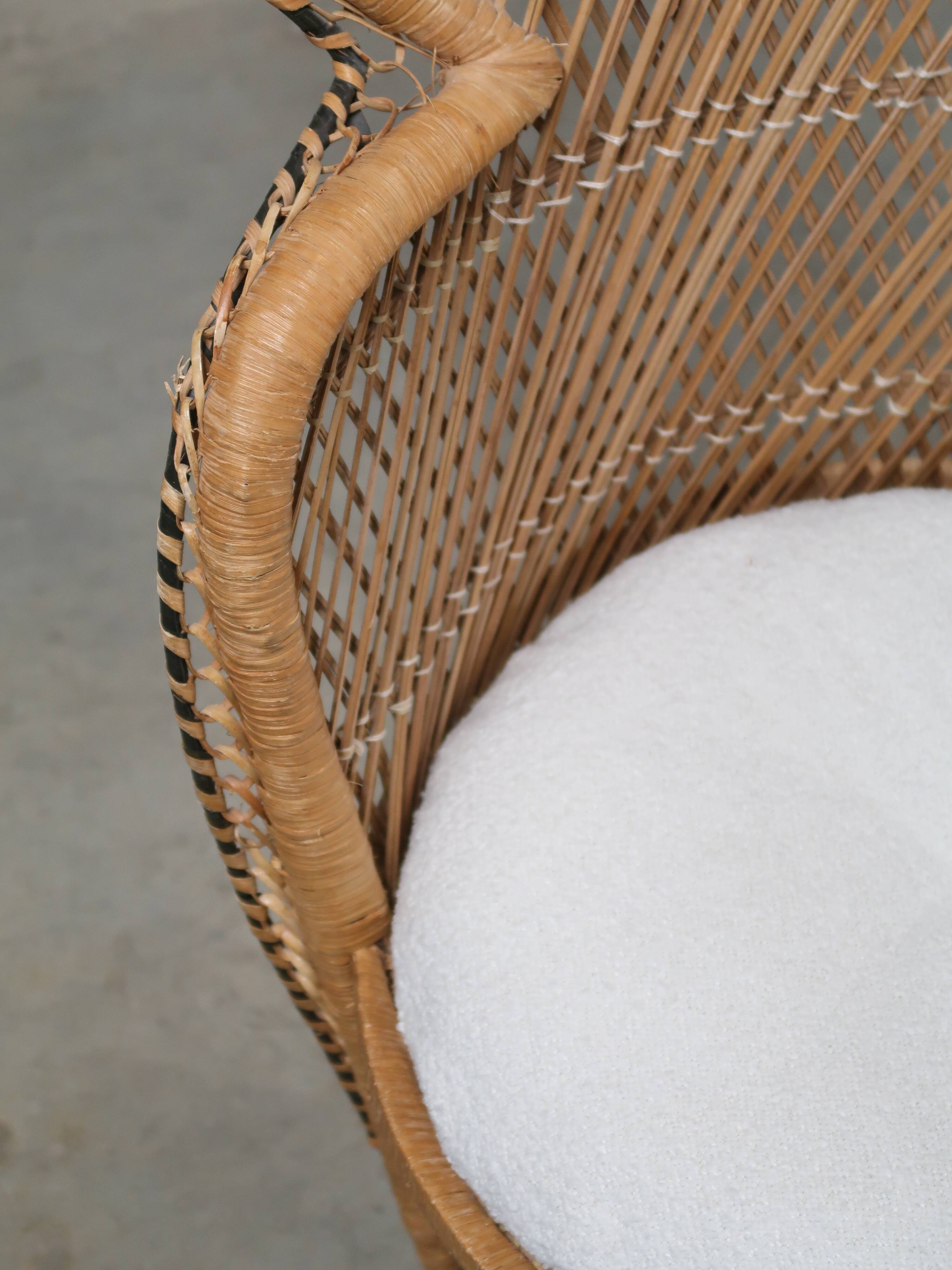 Emmanuel rattan armchair 60