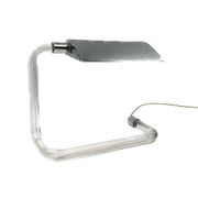 Peter hamburger, crylicord modernist crylicord desk lamp, knoll international, 1960s