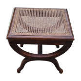 Cross-footed cane stool