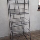 Display metal store shelves