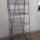 Display metal store shelves