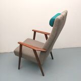 1960s high back armchair resotored