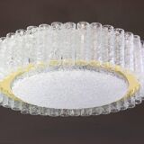Superb glass tube ceiling light from Murano by Doria, Germany, 1960s.