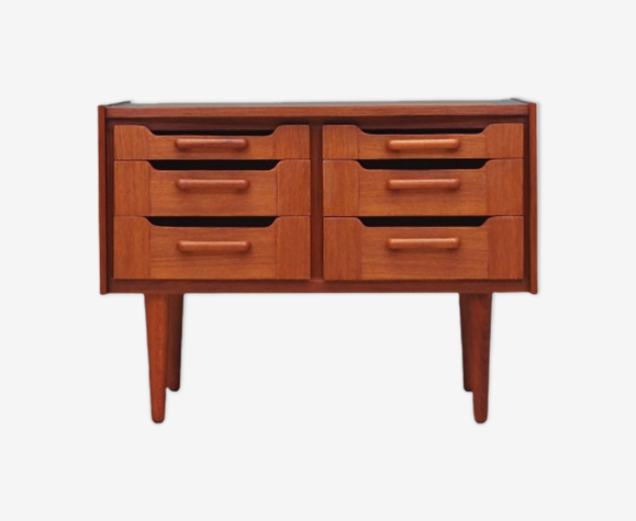 Commode en teck, design danois, années 60, fabriqué au Danemark