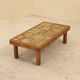 Table basse en céramique, Vallauris, France, 1970's