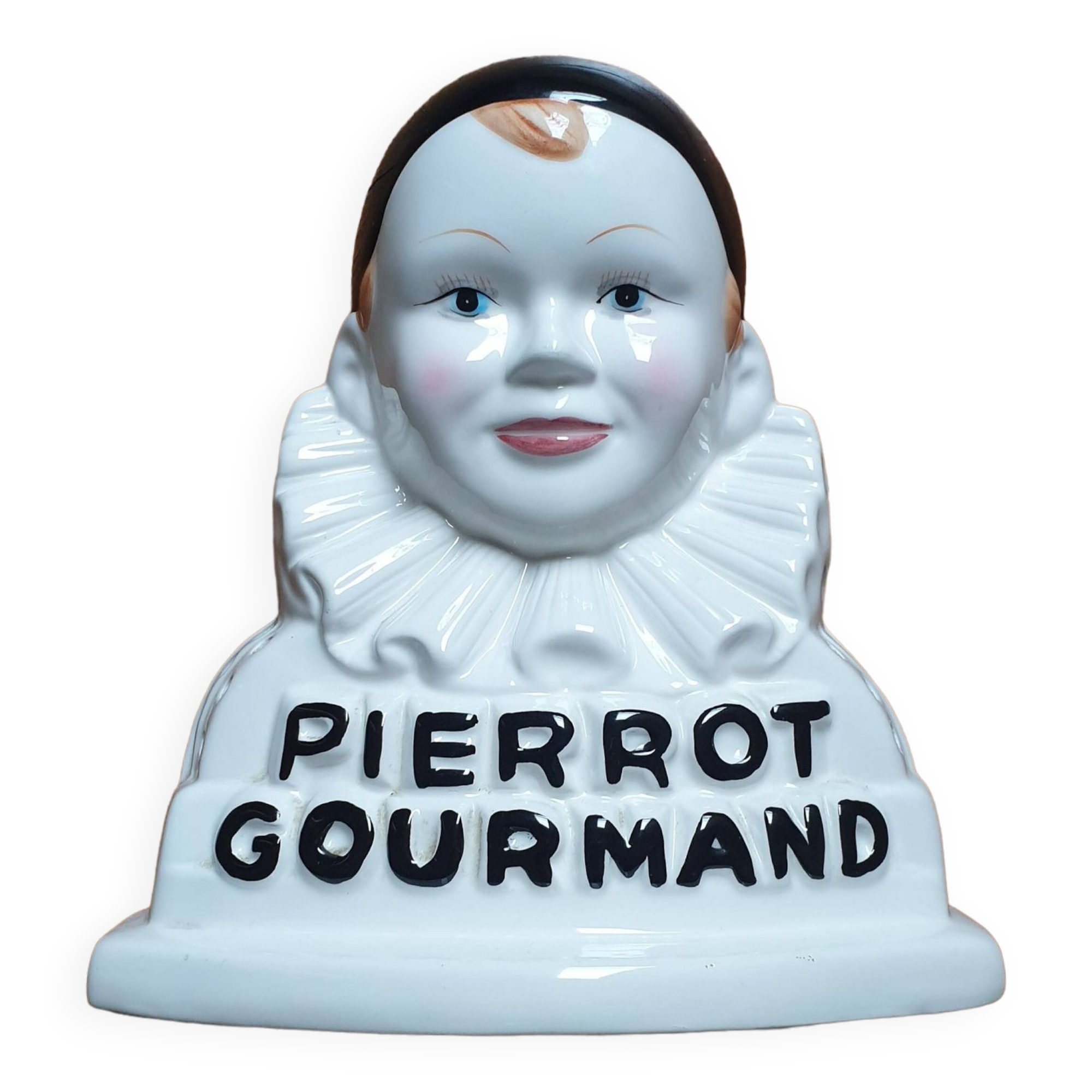 Bust Pierrot Gourmand lollipop holder