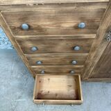 Armoire asymétrique art déco (rénovée)