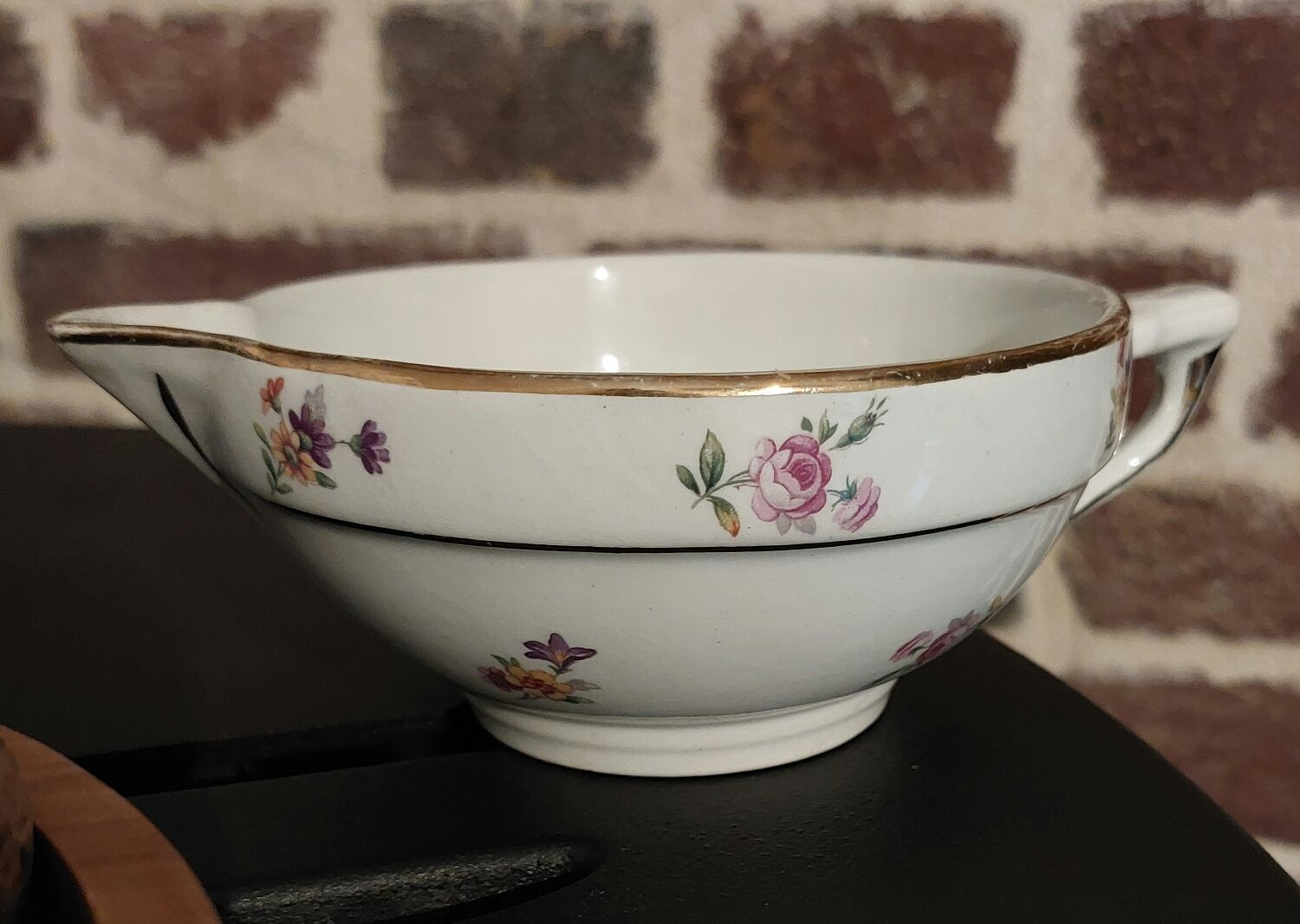 Ancien bol saucier crémier Saint Amand