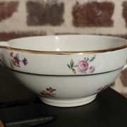 Old Saint Amand saucier and creamer bowl