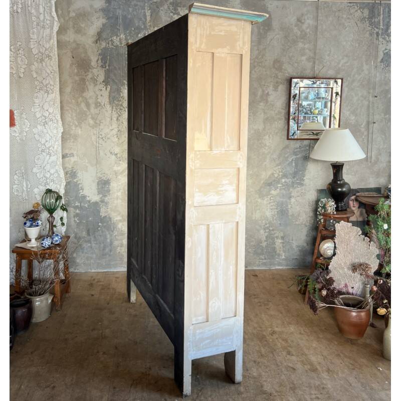 Painted antique wardrobe