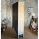 Painted antique wardrobe
