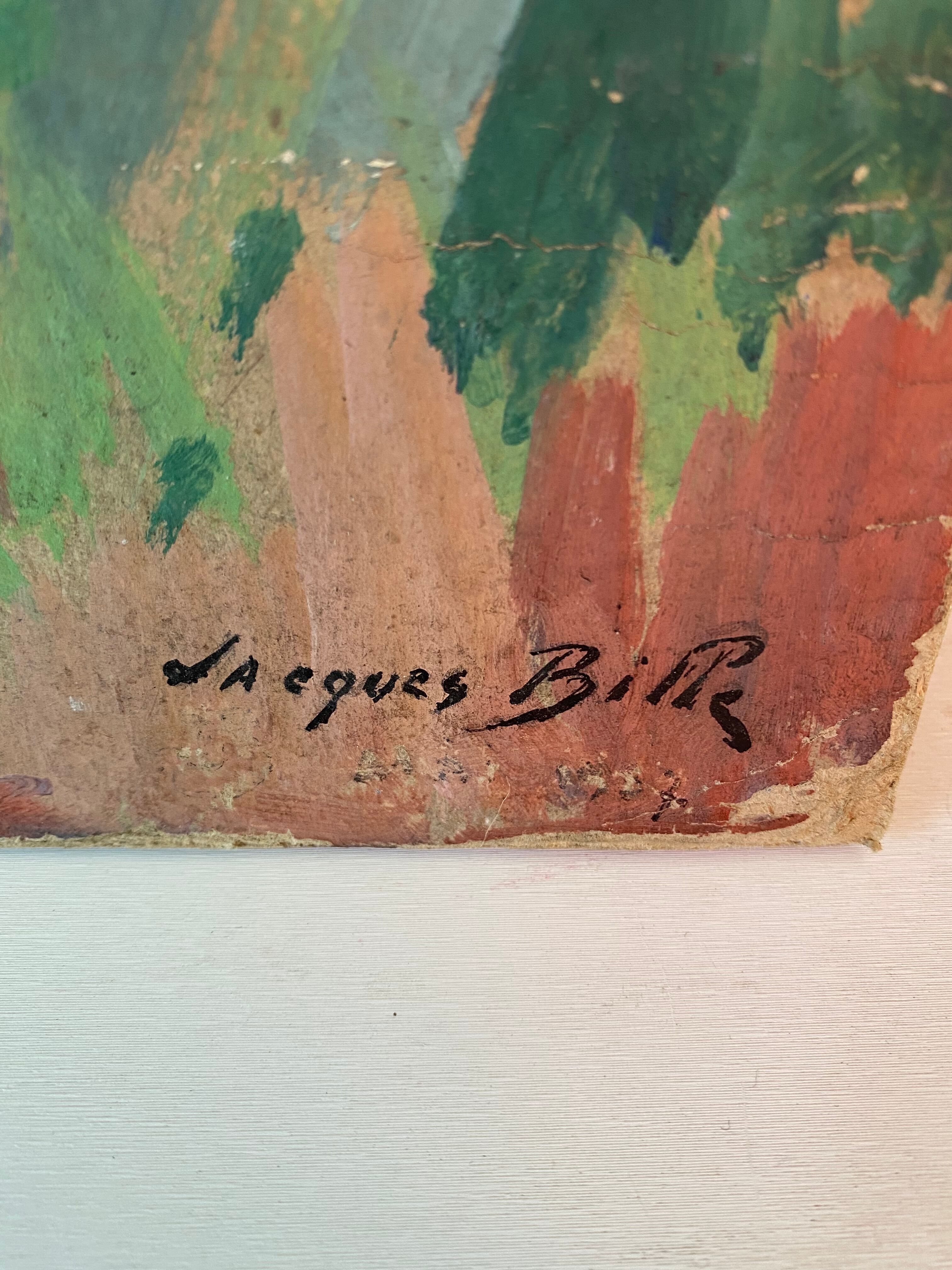 Painting on wood from the 20s