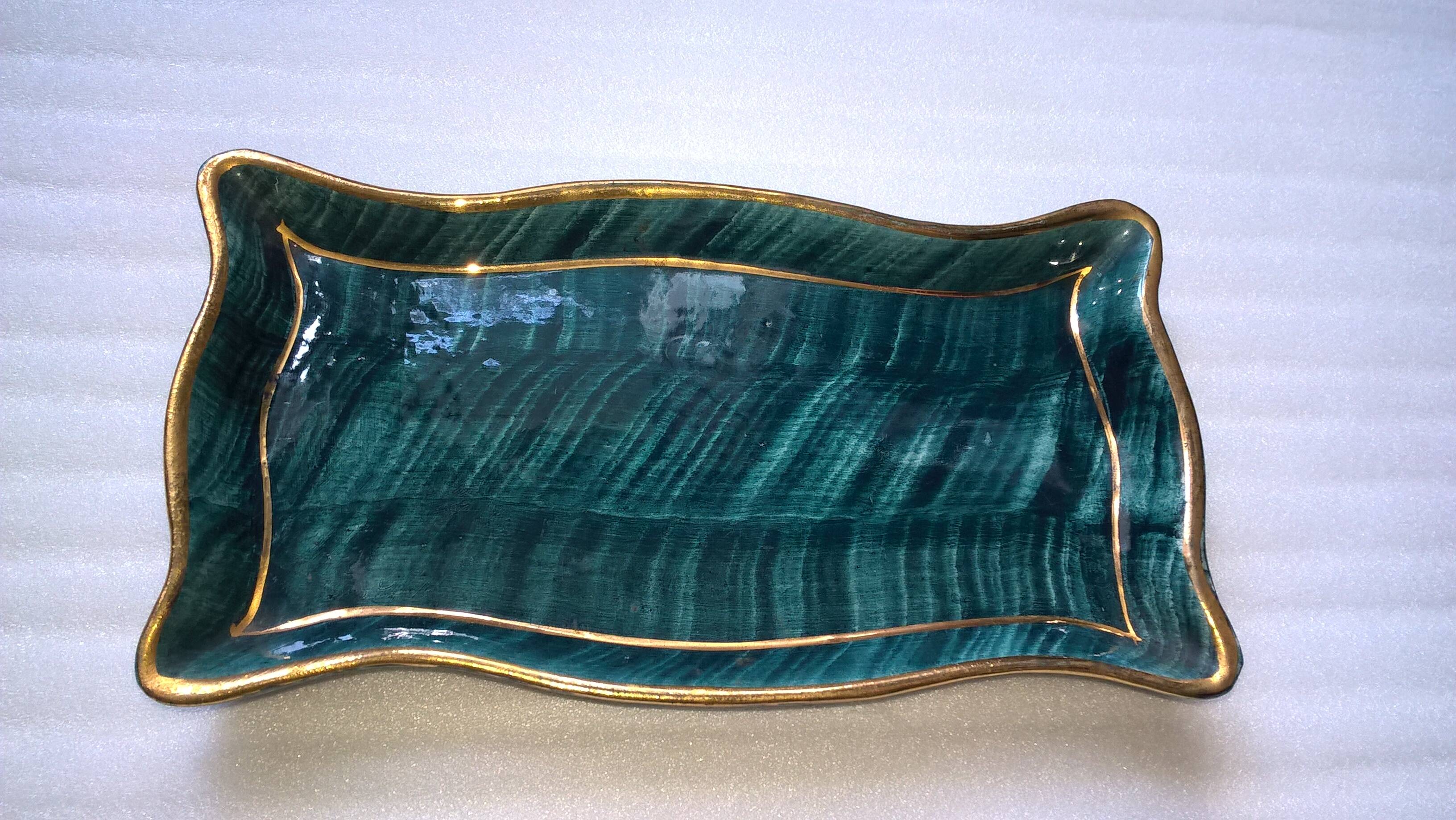 Dish bowl empty pocket hubert bequet quaregnon belgium art deco vintage