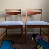 Mid Century Teak Dining Chairs By Tom Robertson For Mc Intosh, 1960s, Set Of 2