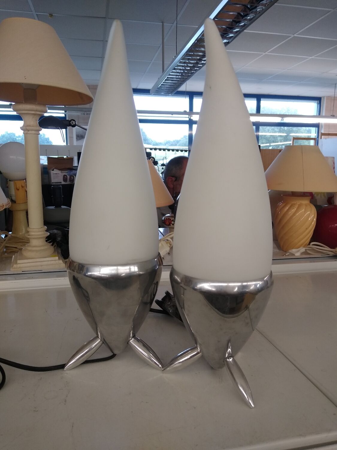 Vintage Lucien Gau table lamp