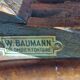 6 Baumann chairs in wood and imitation leather