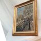 Tableau Huile sur toile signé Paris Notre Dame