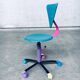 Colorful Desk Chair, 1980s