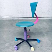 Colorful Desk Chair, 1980s