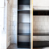 Eye-winked maple sideboard by Giovanni Offredi for Saporiti Italia 1970s