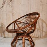 Rattan armchair