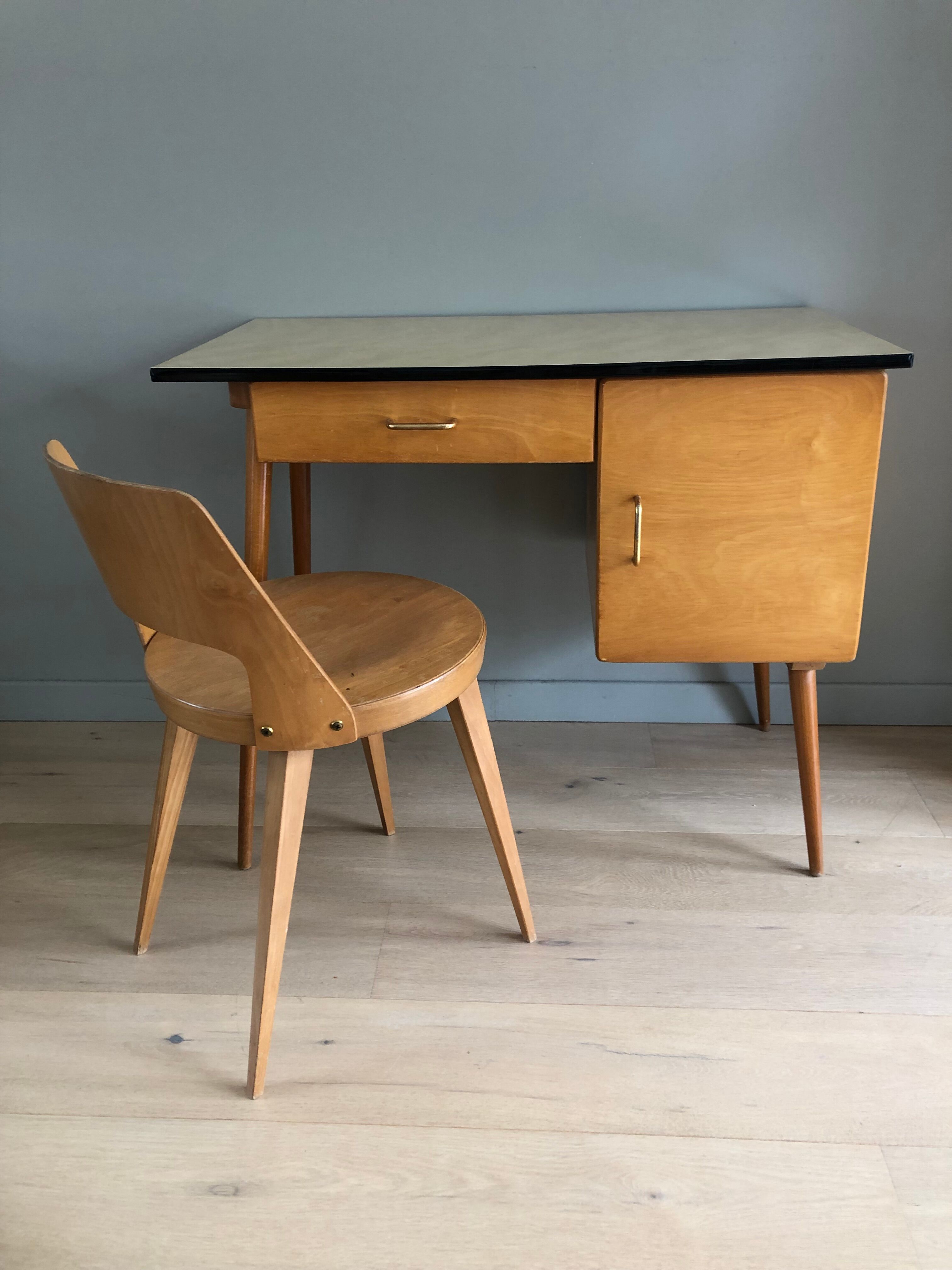 Vintage baumann desk + chair