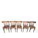 (Lot) 5 Anciennes Chaises Bistrot
