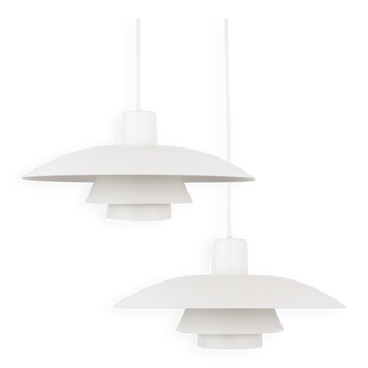 Pair of Danish vintage pendant lamps PH 4/3 by Poul Henningsen, Louis Poulsen, 1966