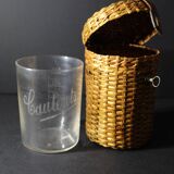 Panier en osier de verre de cure cauterets
