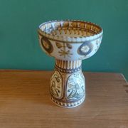 Vintage Keraluc ceramic candle holder