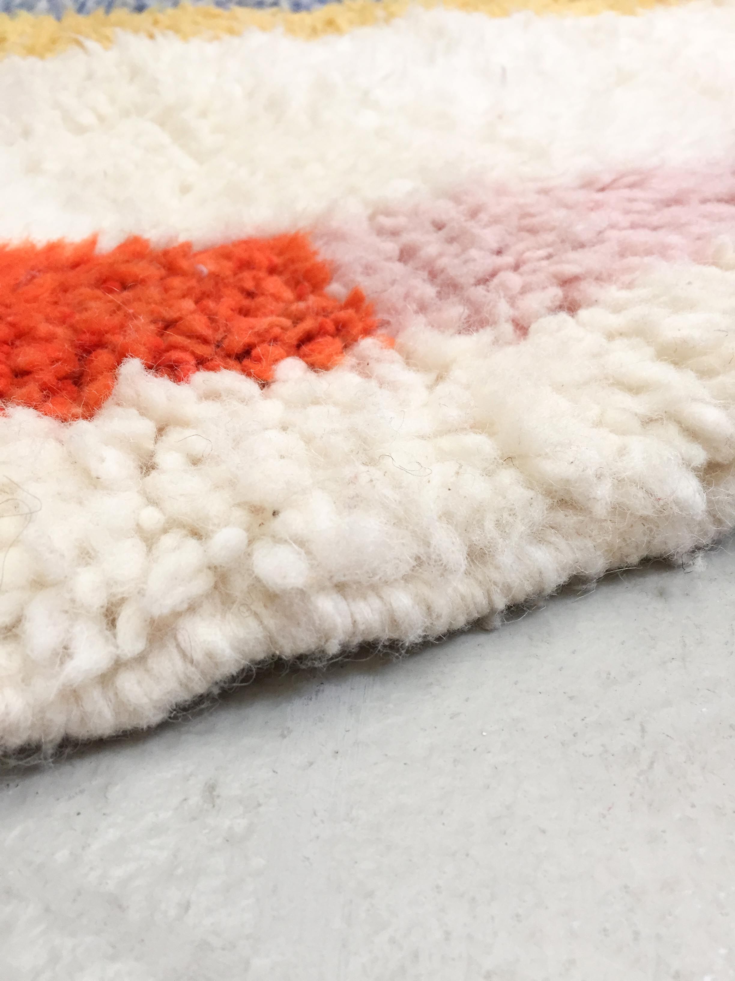 Contemporary azilal Moroccan Berber rug with colorful patterns 256x166cm